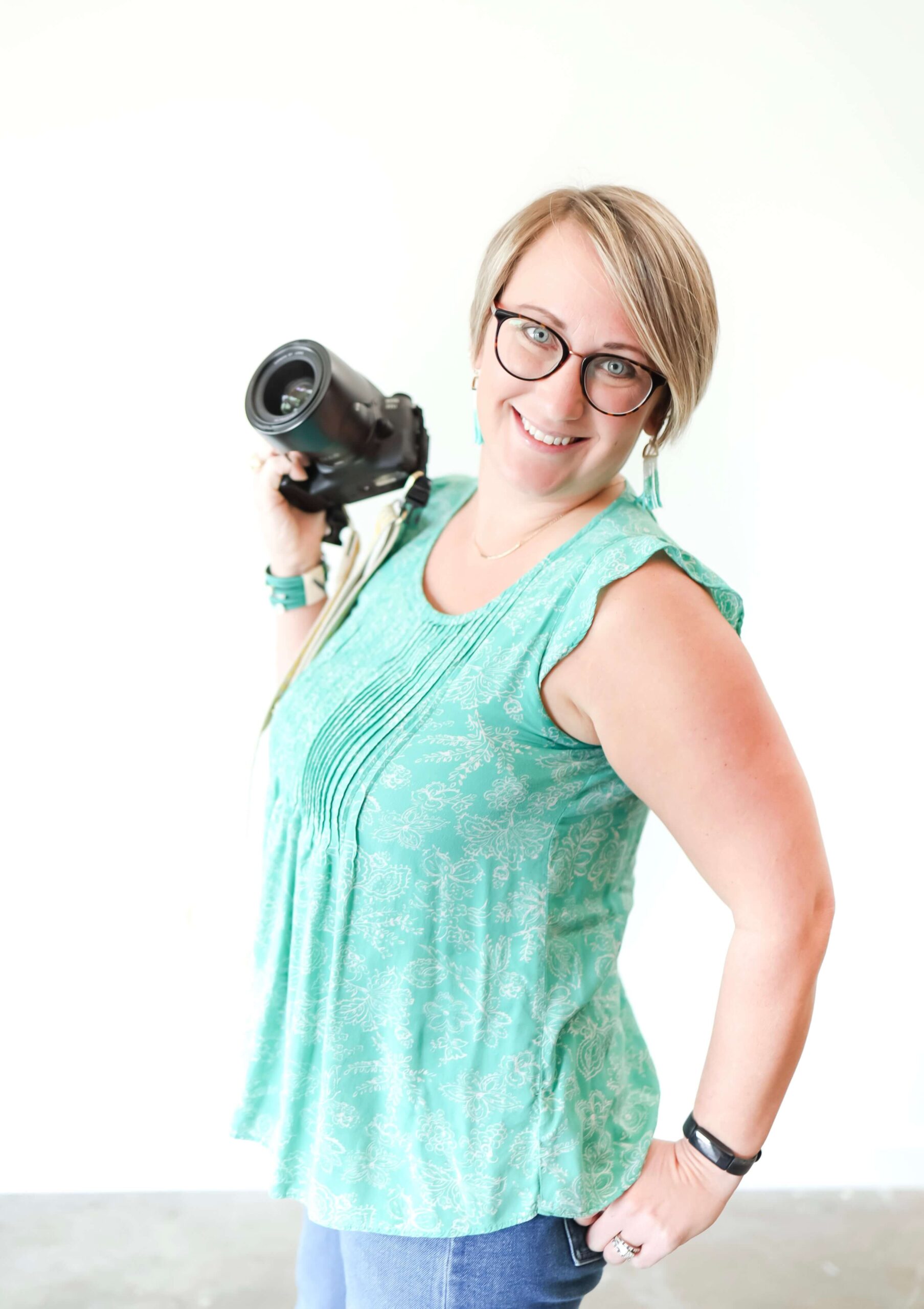 San Antonio photographer Jamie Young with camera